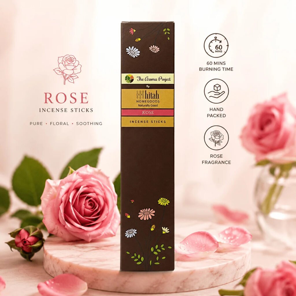 natural rose incense sticks