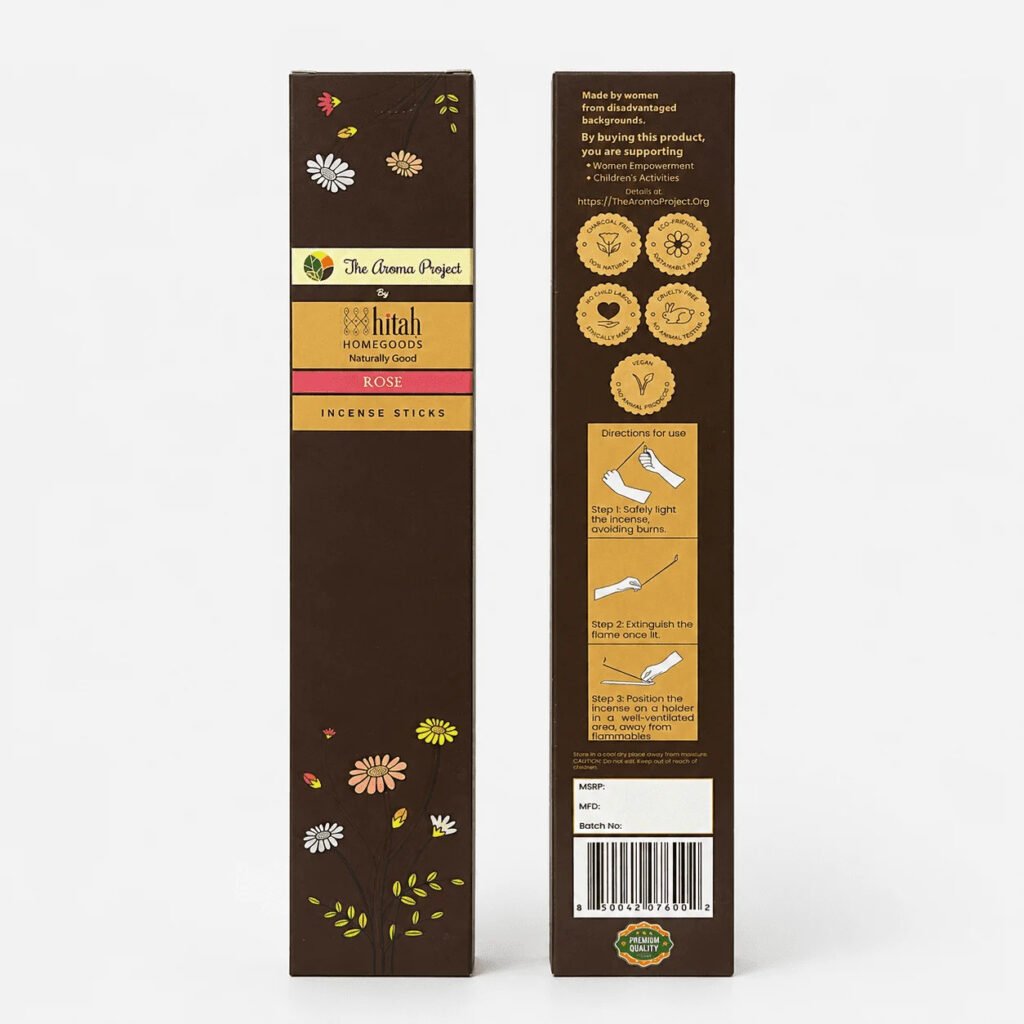 natural rose incense sticks